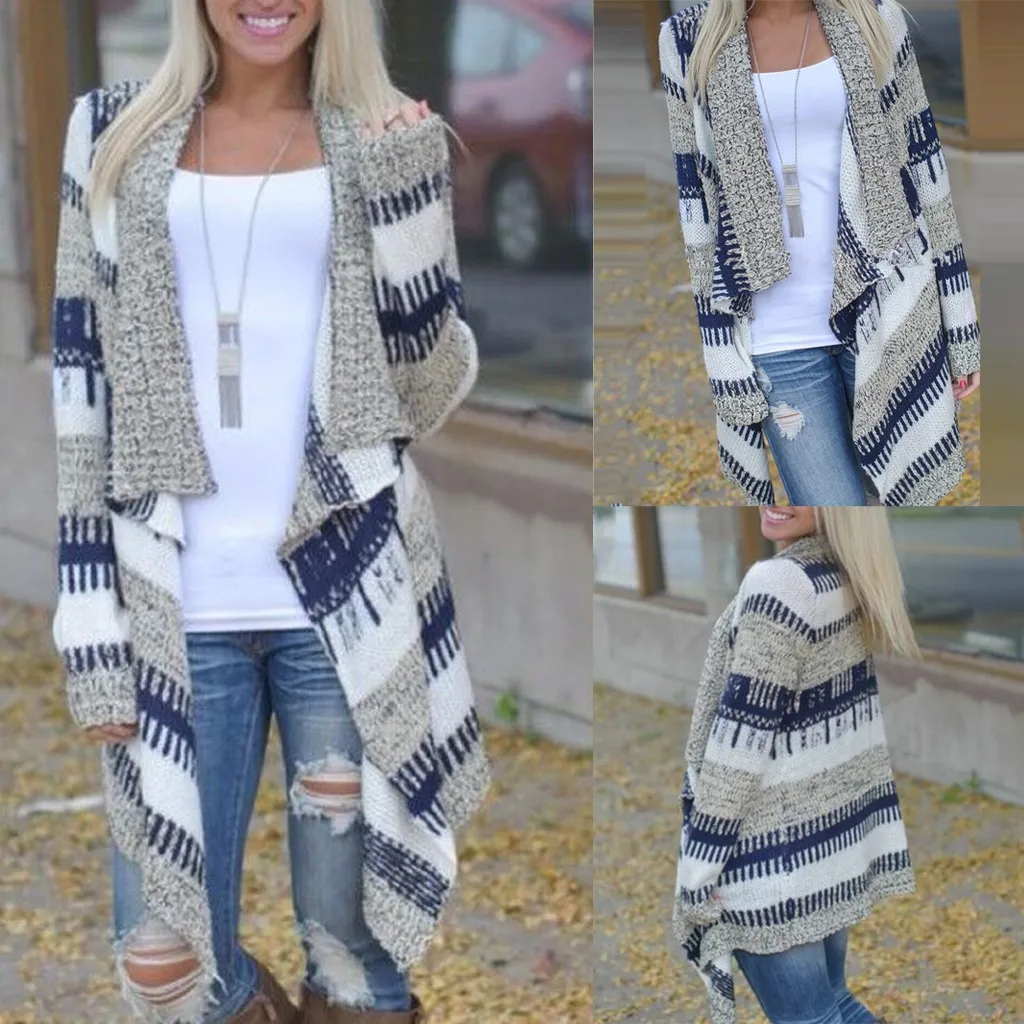 Women Casual Long Sleeve Cardigan Autumn Striped Loose Outwear Cardigansstranger things hoodies pokemon tactical pants terno
Women Casual Long Sleeve Cardigan Autumn Striped Loose Outwear Cardigansstranger things hoodies pokemon tactical pants terno