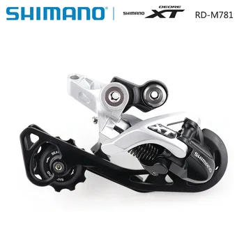 Shimano Deore XT RD-M781 10 Speed Mountain bike bicycle Shadow Rear Derailleur long Cage silver
Shimano Deore XT RD-M781 10 Speed Mountain bike bicycle Shadow Rear Derailleur long Cage silver