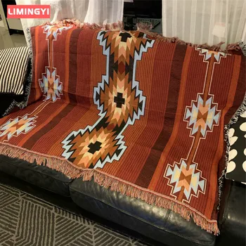LIMINGYI Bohemian Blanket Sofa Blanket Decorative Blanket Ethnic Navajo Indian Rug Cover Blanket Throw Blankets for Beds MT012
LIMINGYI Bohemian Blanket Sofa Blanket Decorative Blanket Ethnic Navajo Indian Rug Cover Blanket Throw Blankets for Beds MT012