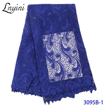 Royal Blue African Guipure Lace Cord Fabric for Nigerian Wedding Party High Quality African Net Lace Fabric with Stones L3095B
Royal Blue African Guipure Lace Cord Fabric for Nigerian Wedding Party High Quality African Net Lace Fabric with Stones L3095B