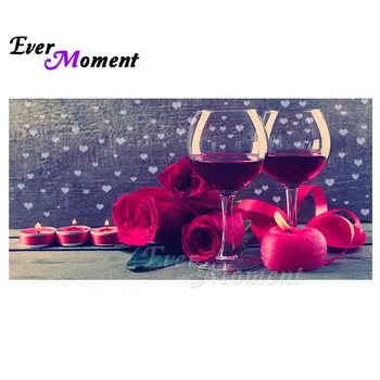 Ever Moment Diamond Painting Art Wine Rose Candle Full Square Drill Wall Decoration Cross Stitch Diamond Embroidery 3F2064
Ever Moment Diamond Painting Art Wine Rose Candle Full Square Drill Wall Decoration Cross Stitch Diamond Embroidery 3F2064