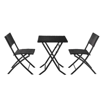 Folding Rattan Chair Square Table Set PE Wicker UV Resistant Sturdy Seat Desk Outdoor Patio Garden Balcony Furniture
Folding Rattan Chair Square Table Set PE Wicker UV Resistant Sturdy Seat Desk Outdoor Patio Garden Balcony Furniture