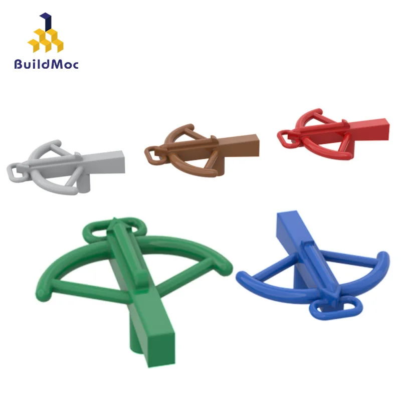 BuildMOC 2570 Высокая минифигурка оружие ldd для строительных блоков детали DIY