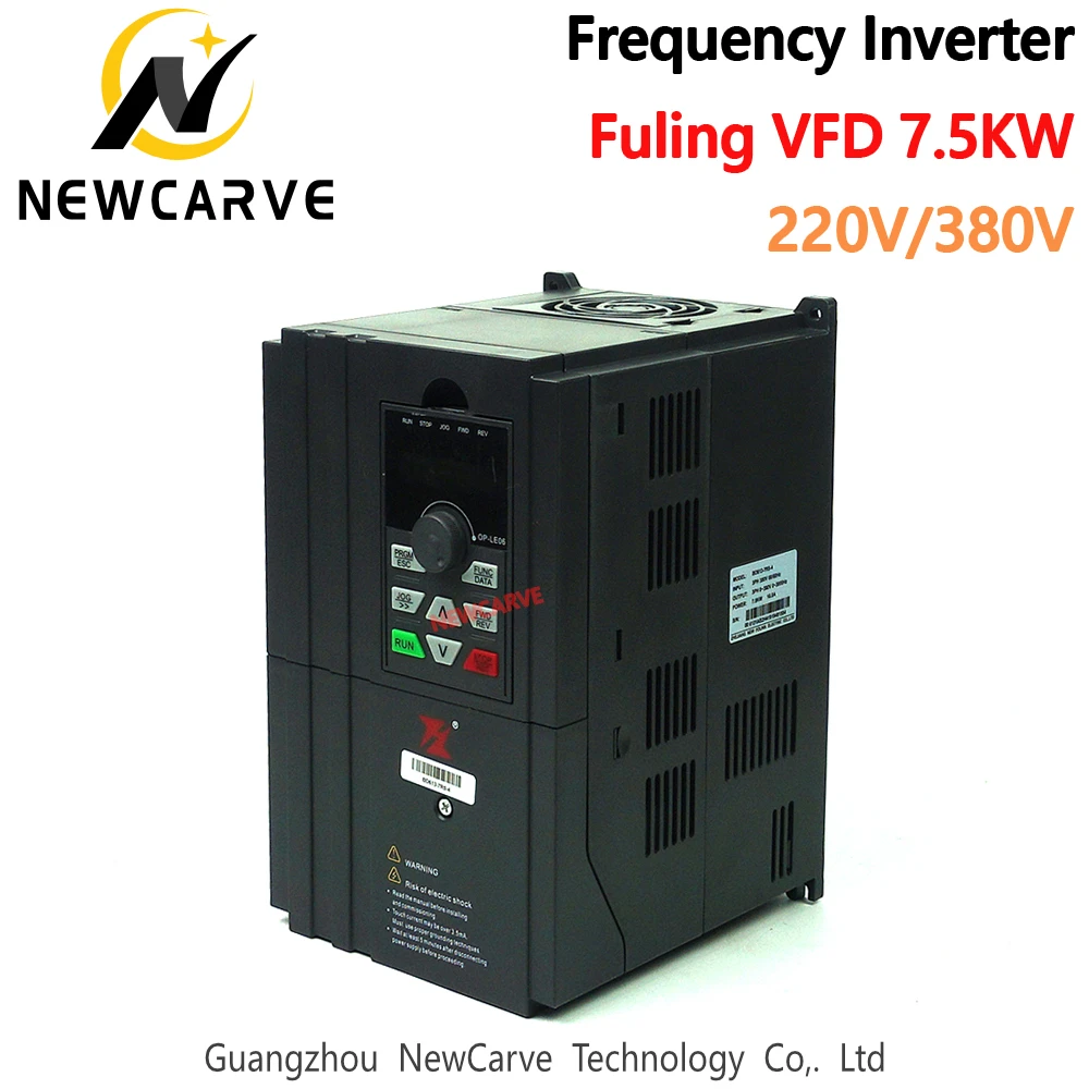 

FULING 7.5KW VFD Frequency Converter Inverter for 6KW 7.5KW 220V 380V CNC ATC Spindle Motor NEWCARVE