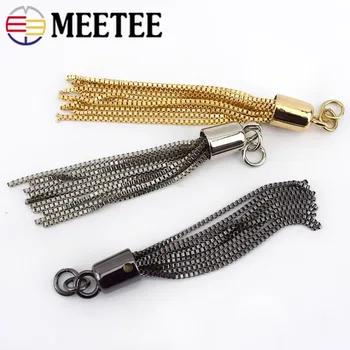 Meetee 2/5pcs 95mm Metal Jewelry Tassel Hang Buckle Keychain Chain Tassel Stopper Pendant Hook DIY Bag Hardware AccessoriesTF004
Meetee 2/5pcs 95mm Metal Jewelry Tassel Hang Buckle Keychain Chain Tassel Stopper Pendant Hook DIY Bag Hardware AccessoriesTF004