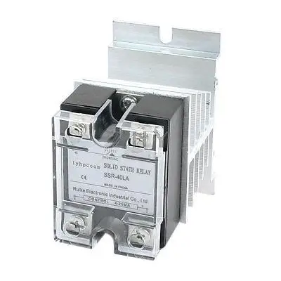 4-20mA to AC 28-280V 40A Single Phase Aluminum Heat Sink SSR Solid State Relay
4-20mA to AC 28-280V 40A Single Phase Aluminum Heat Sink SSR Solid State Relay
