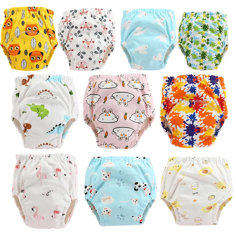 Six layers of cute baby diapers reusable diapers cloth diapers washable baby childrens baby cotton training pants, underwea
Six layers of cute baby diapers reusable diapers cloth diapers washable baby childrens baby cotton training pants, underwea