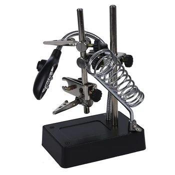 LED Light 2.5X 7.5X 10X Magnifier Helping Hand Auxiliary Clamp Alligator Clip Stand
LED Light 2.5X 7.5X 10X Magnifier Helping Hand Auxiliary Clamp Alligator Clip Stand