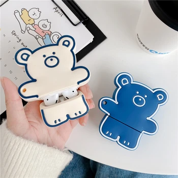 Cute Cartoon Bears Silicone Case For Apple AirPods 3 2 1 Protection Cover Headphone Charging Box Cases For air pods pro Earphone
Cute Cartoon Bears Silicone Case For Apple AirPods 3 2 1 Protection Cover Headphone Charging Box Cases For air pods pro Earphone