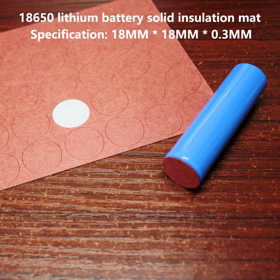 100pcs/lot 18650 Lithium Battery Negative Solid Insulation Pad 1S Youth Paper Mesh Pads Battery Parts Assembly DIY
100pcs/lot 18650 Lithium Battery Negative Solid Insulation Pad 1S Youth Paper Mesh Pads Battery Parts Assembly DIY