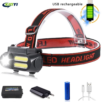 6000LM LED Headlamp COB Work Light 4 Lighting Mode Waterproof Headlight Powered By 18650 Battery suit for Night Lighting
6000LM LED Headlamp COB Work Light 4 Lighting Mode Waterproof Headlight Powered By 18650 Battery suit for Night Lighting