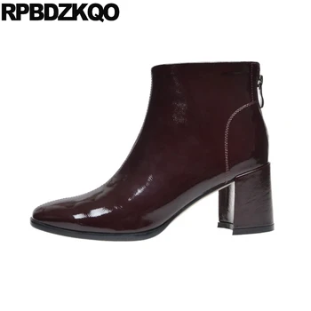 block 2019 wine red chunky handmade booties brand women winter boots genuine leather square toe shoes high heel faux fur patent
block 2019 wine red chunky handmade booties brand women winter boots genuine leather square toe shoes high heel faux fur patent