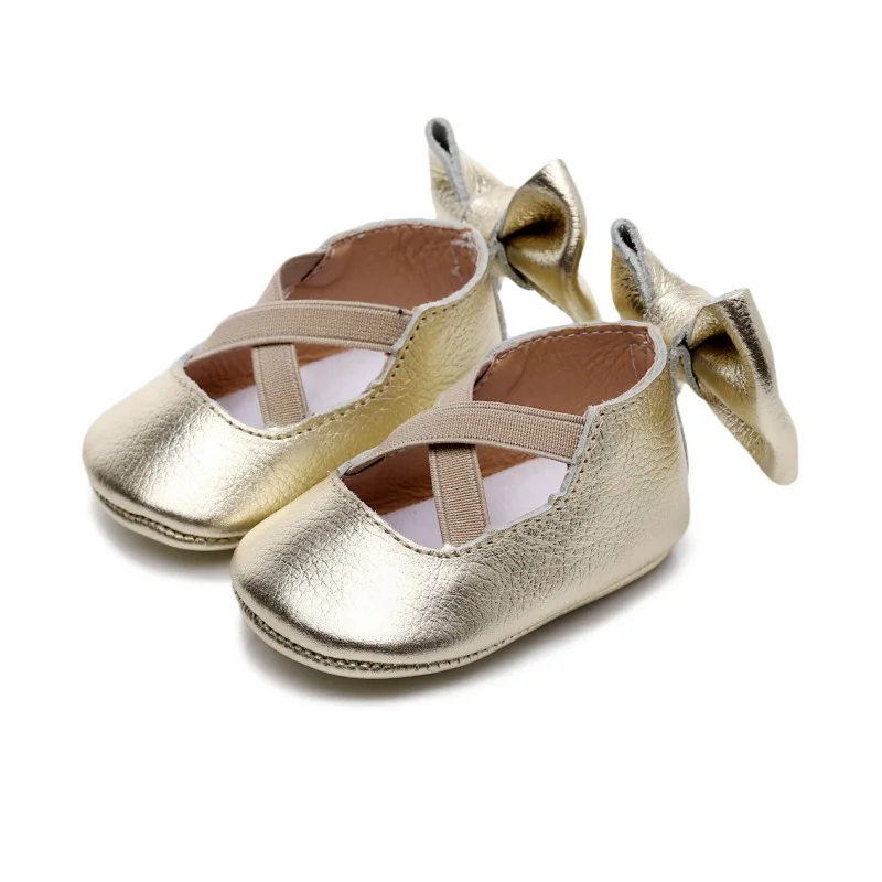 Infant Girls Bow Shoes Leather Baby Cross Elastic Band Princess Soft Soled Toddler First Walkers Crib Shoes
Infant Girls Bow Shoes Leather Baby Cross Elastic Band Princess Soft Soled Toddler First Walkers Crib Shoes
