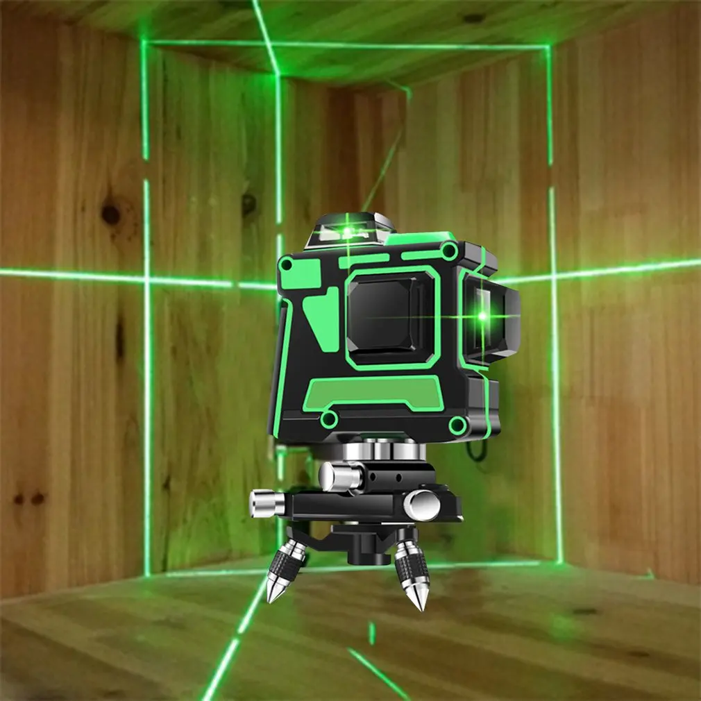 Laser Level 12 Lines 3D Self-Leveling 360 Horizontal And Vertical Cross Super Powerful Green Laser Beam Line
Laser Level 12 Lines 3D Self-Leveling 360 Horizontal And Vertical Cross Super Powerful Green Laser Beam Line