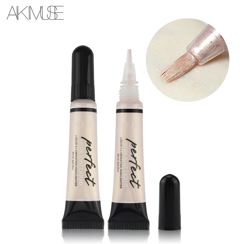 

KIMUSE Liquid Highlighter Illuminating Make Up Cream Shimmer Contour Bronzer Shinning Body Face Glow Highlight 4 Colors