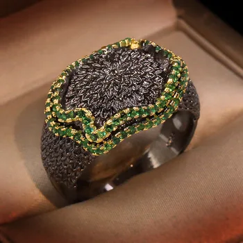 CHARLINLIOL Female Bohemia 925 Sterling Silver Rings Vintage Flower Pattern Emerald Ring for Women Wedding Party Italian Jewelry
CHARLINLIOL Female Bohemia 925 Sterling Silver Rings Vintage Flower Pattern Emerald Ring for Women Wedding Party Italian Jewelry