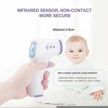 Handheld Portable Non-Contact Infrared Thermometer High Precision Thermometer Industrial Temperature Meter 
Handheld Portable Non-Contact Infrared Thermometer High Precision Thermometer Industrial Temperature Meter