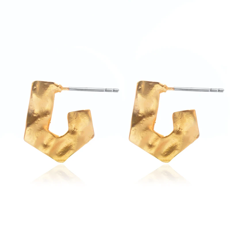 Personality Simple Stylish Women Stud Earrings With Modern Irregular Design Silver Gold Color Irregularity Available Earring
Personality Simple Stylish Women Stud Earrings With Modern Irregular Design Silver Gold Color Irregularity Available Earring