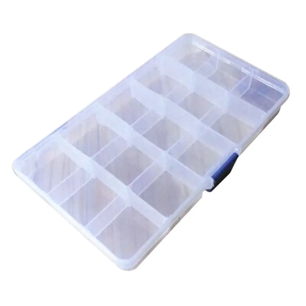 15 Grid Creative Storage Box With removable dividers Valuables Jewellery Cash Clear Plastic Box Organizer Storage Container 
15 Grid Creative Storage Box With removable dividers Valuables Jewellery Cash Clear Plastic Box Organizer Storage Container