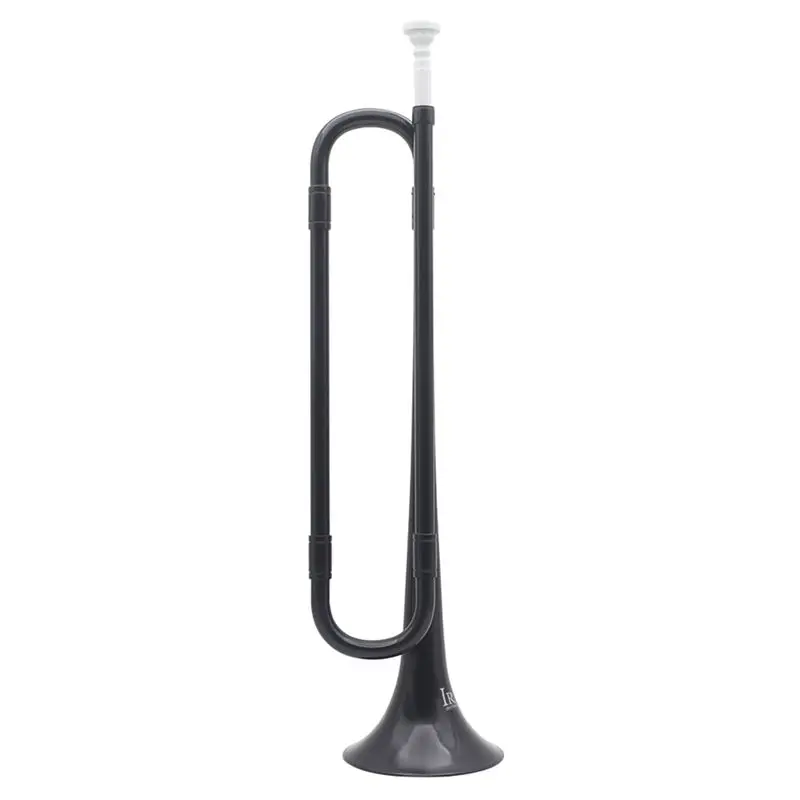 B Flat Bugle Cavalry Trumpet Environmentally Friendly Plastic with Mouthpiece for Band School Student Black color
B Flat Bugle Cavalry Trumpet Environmentally Friendly Plastic with Mouthpiece for Band School Student Black color