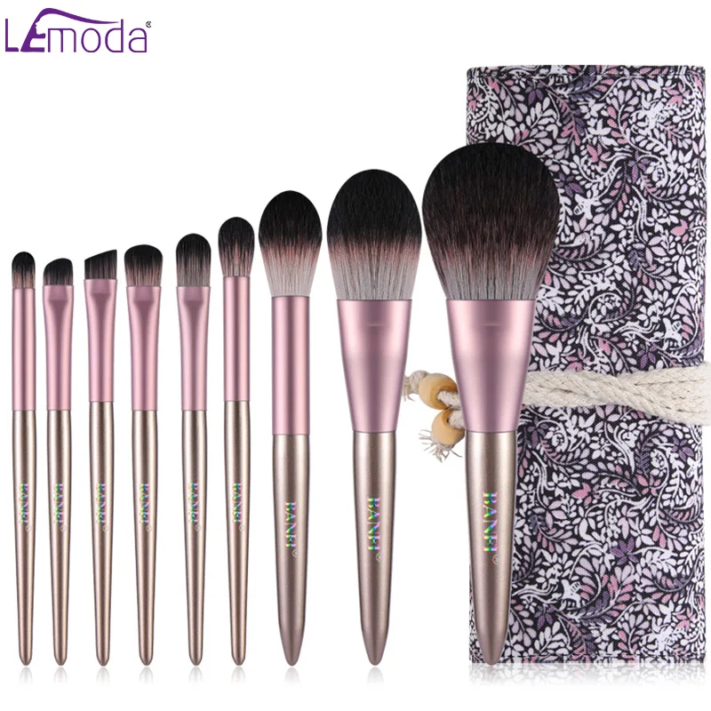 Lemoda Professional High Quality Makeup Brushes Tool 9pcs With Bag Handle Powder Eye Shadow Foundation Blush Blending Beauty
Lemoda Professional High Quality Makeup Brushes Tool 9pcs With Bag Handle Powder Eye Shadow Foundation Blush Blending Beauty