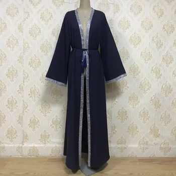 Muslim Open Abaya Dress Women Dubai Arab Loose Long Robe Lace-up Rhinestone Hijab Outwear UAE Islamic Clothes Plus Size Vestidos
Muslim Open Abaya Dress Women Dubai Arab Loose Long Robe Lace-up Rhinestone Hijab Outwear UAE Islamic Clothes Plus Size Vestidos