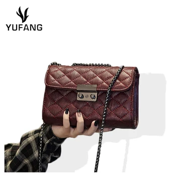 YUFANG Women's Leather Messanger Bag Ladies Evening Bags Fashion Handbags Luxurious Shoulder Bags Of The Diamond Lattice Design
YUFANG Women's Leather Messanger Bag Ladies Evening Bags Fashion Handbags Luxurious Shoulder Bags Of The Diamond Lattice Design
