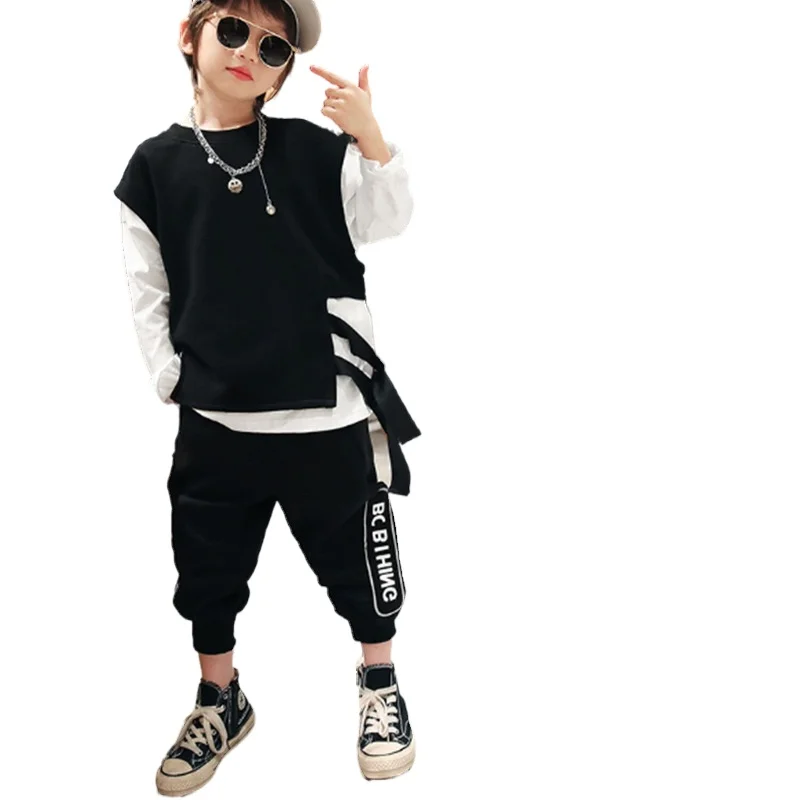 Boutique Suits Kids Boy Vest Sweatershirts Harem Pants Novel Fashion Street Teen Hip Hop 5 To 14 Years Children 2pc Clothes Sets
Boutique Suits Kids Boy Vest Sweatershirts Harem Pants Novel Fashion Street Teen Hip Hop 5 To 14 Years Children 2pc Clothes Sets