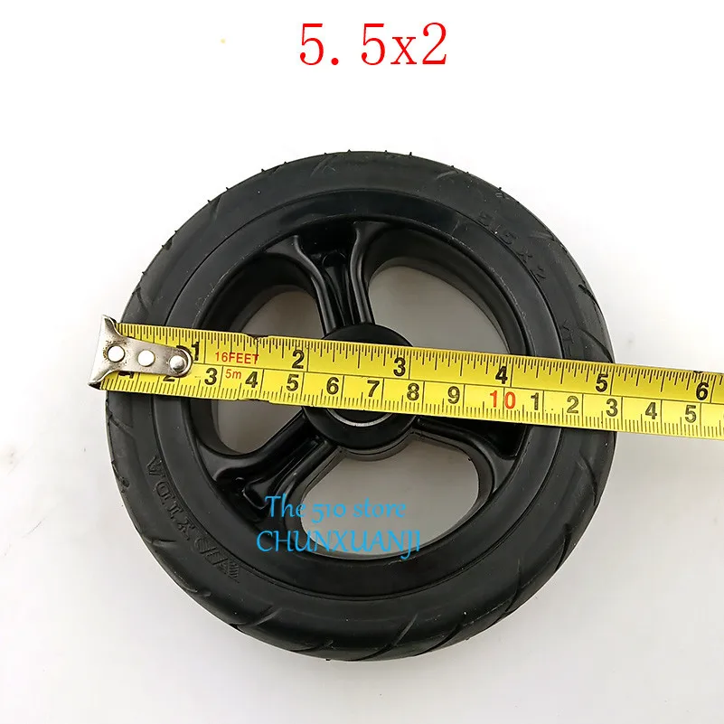 Бесплатная доставка хорошее качество 5.5X2wheel твердая шина для Jackhot углеродное