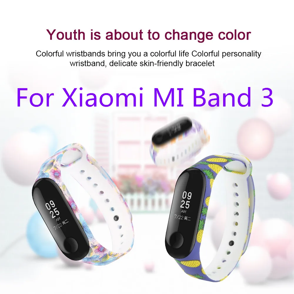 For Mi Band 3 Strap Print Silicone Wrist Strap for Xiaomi Band 3 Replacemet Creating Printing Wristband for Mi Band 3 Bracelet
For Mi Band 3 Strap Print Silicone Wrist Strap for Xiaomi Band 3 Replacemet Creating Printing Wristband for Mi Band 3 Bracelet