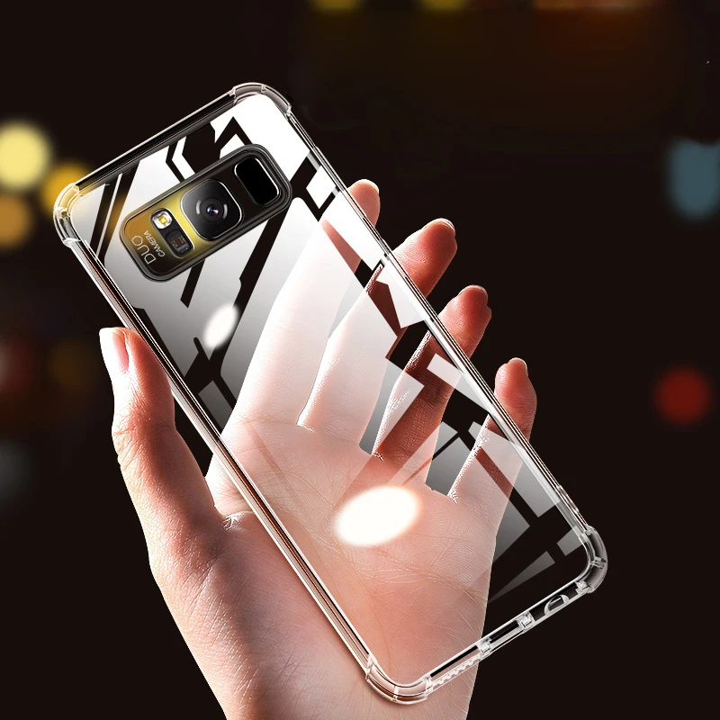 Shockproof Case For Samsung Galaxy Note8 Note9 S8 S9 S10 e Plus S8Plus S9Plus Duos Phone Soft TPU Cover Clear Ultra thin Fundas
Shockproof Case For Samsung Galaxy Note8 Note9 S8 S9 S10 e Plus S8Plus S9Plus Duos Phone Soft TPU Cover Clear Ultra thin Fundas