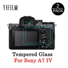 2PACK 2.5D 9H HD Clear Tempered Glass Screen Protector For Sony A7 IV Digital Camera Ultra-thin Anti-Scratch Water-proof Glass 2PACK 2.5D 9H HD Clear Tempered Glass Screen Protector For Sony A7 IV Digital Camera Ultra-thin Anti-Scratch Water-proof Glass