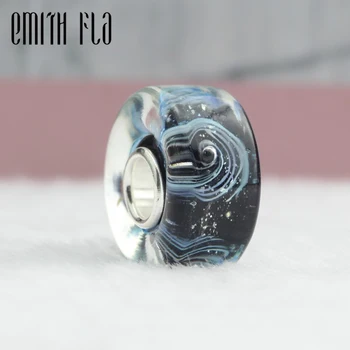 925 Sterling Silver Large Hole Vortex Murano Glass Beads European Charm Beads Fit Brand Bracelet Round Beads Jewelry Gift
925 Sterling Silver Large Hole Vortex Murano Glass Beads European Charm Beads Fit Brand Bracelet Round Beads Jewelry Gift