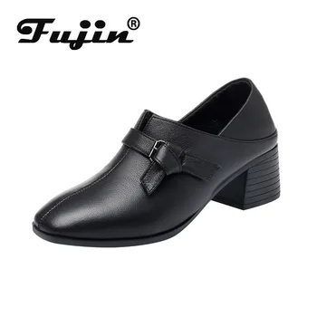 Fujin 2020 Single Shoes Women's Autumn Fashion Winter Pointed Toe High Heels Chunky Heel Mom Shoes Wedges Lace Up Women's Shoes 
Fujin 2020 Single Shoes Women's Autumn Fashion Winter Pointed Toe High Heels Chunky Heel Mom Shoes Wedges Lace Up Women's Shoes