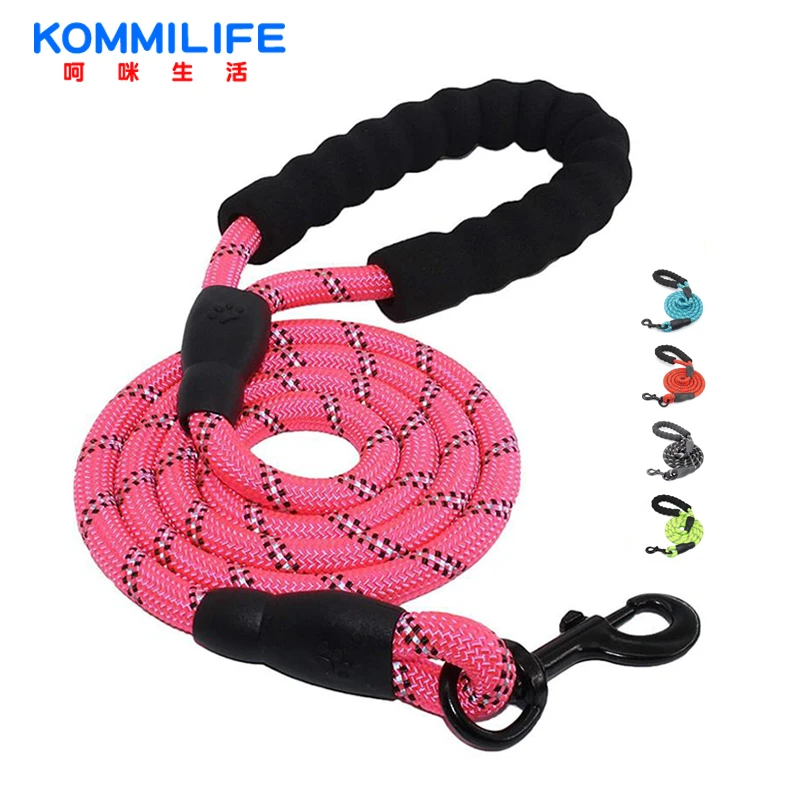 Hot style Nylon Dog Leash Reflective Dog Leash 1.5M Long with Comfortable Padded Handle Durable Pet Reflective Pet Traction Rop
Hot style Nylon Dog Leash Reflective Dog Leash 1.5M Long with Comfortable Padded Handle Durable Pet Reflective Pet Traction Rop