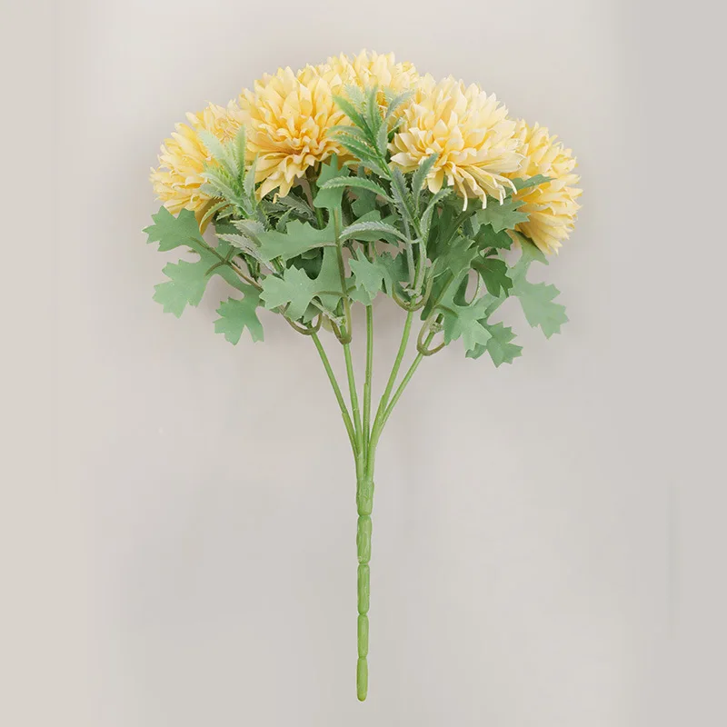 Artificial Chrysanthemum Simulated Fake Flower 5 Head Ball Home Bouquet Room Party Wedding Shop Hotel Decorations
Artificial Chrysanthemum Simulated Fake Flower 5 Head Ball Home Bouquet Room Party Wedding Shop Hotel Decorations