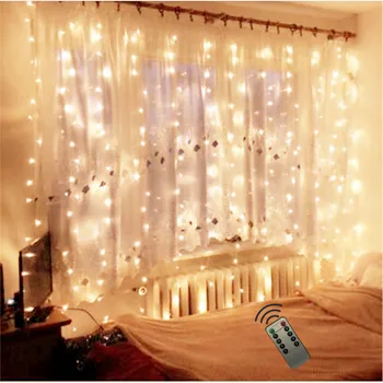 Remote control 2*2 180LED Icicle Fairy String Light Christmas LED Garland Wedding Party Curtain Garden Patio Decor Fairy Lights
Remote control 2*2 180LED Icicle Fairy String Light Christmas LED Garland Wedding Party Curtain Garden Patio Decor Fairy Lights