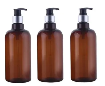 3pcs 500ml Brown Empty Refillable Plastic Pump Bottles Jars With Pump Tops For Makeup Cosmetic Bath Shower Liquid Containers
3pcs 500ml Brown Empty Refillable Plastic Pump Bottles Jars With Pump Tops For Makeup Cosmetic Bath Shower Liquid Containers
