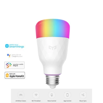 Yeelight Smart LED Bulb 1S Wireless Colorful 800LM 10W E27 App RC Temperature Lamp Household Light Bulb For Xiaomi Mijia MI Home
Yeelight Smart LED Bulb 1S Wireless Colorful 800LM 10W E27 App RC Temperature Lamp Household Light Bulb For Xiaomi Mijia MI Home