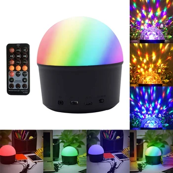 RGB LED Disco Ball Night Light Stage DJ Ball Laser Light Projector Music Sound Bluetooth LED Dj Light For KTV Ball Indoor Party
RGB LED Disco Ball Night Light Stage DJ Ball Laser Light Projector Music Sound Bluetooth LED Dj Light For KTV Ball Indoor Party