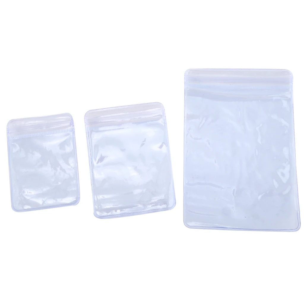 100 Pieces PPC Poly Plastic Reclosable Bag Pouch Jewelry Organizer Transparent Bag 100 Pieces PPC Poly Plastic Reclosable Bag Pouch Jewelry Organizer Transparent Bag