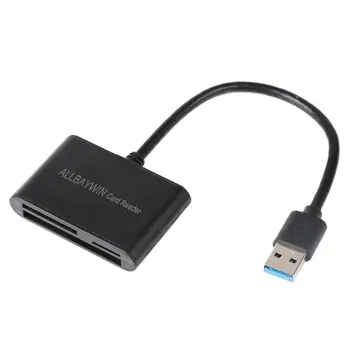 USB Card Reader USB 3.0 Memory Card Reader Writer Compact Flash Card Adapter for CF/SD/TF Micro SD/Micro Card Tablet Notebook
USB Card Reader USB 3.0 Memory Card Reader Writer Compact Flash Card Adapter for CF/SD/TF Micro SD/Micro Card Tablet Notebook