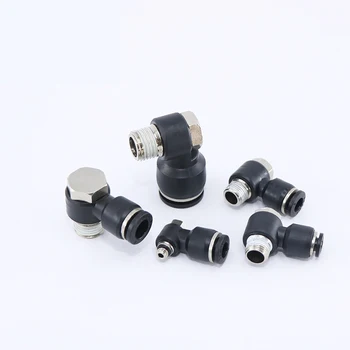 Black PH Series Pneumatic Pipe Connector for 4/6/8/10/12/16 mm Male Thread L Shape Gas Quick Fittings
Black PH Series Pneumatic Pipe Connector for 4/6/8/10/12/16 mm Male Thread L Shape Gas Quick Fittings