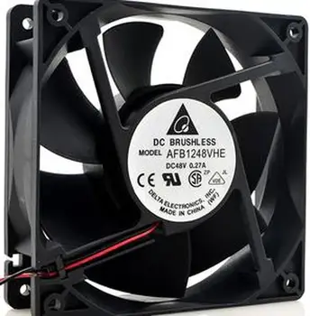 Original AFB1248VHE Double Ball Bearing Cooling Axial Fan DC 48V 0.27A 12.96W 12038 120*120*38mm 2 Wires 3200RPM
Original AFB1248VHE Double Ball Bearing Cooling Axial Fan DC 48V 0.27A 12.96W 12038 120*120*38mm 2 Wires 3200RPM