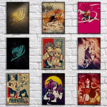 Anime Fairy Tail Poster Kraftpaper Cartoon Poster Art Painting Funny Fancy Wall Sticker for Coffee House Bar
Anime Fairy Tail Poster Kraftpaper Cartoon Poster Art Painting Funny Fancy Wall Sticker for Coffee House Bar