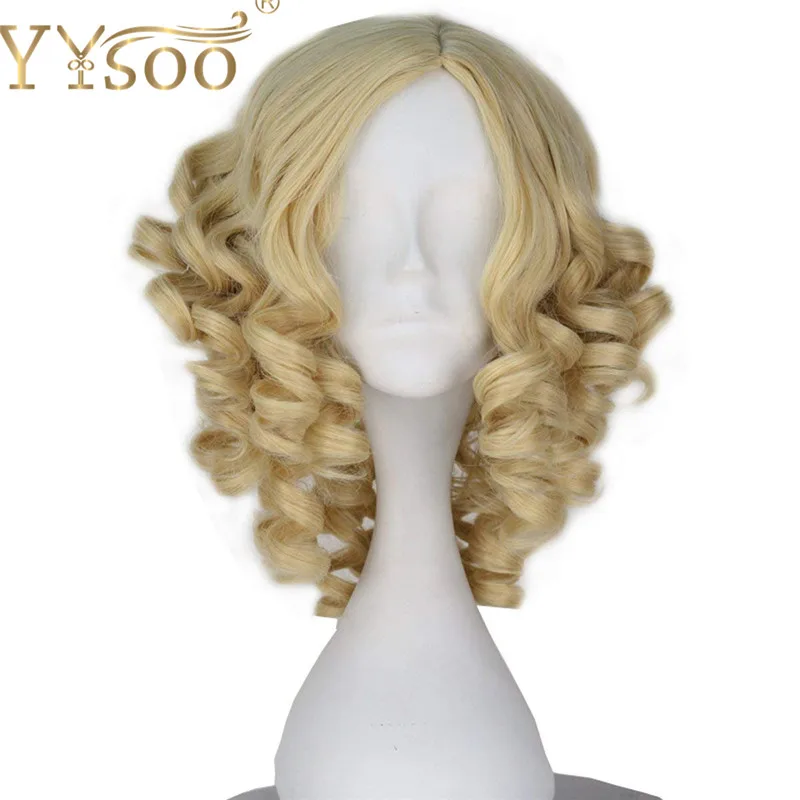 YYsoo The Movie Short Twisted Curls Blonde Wig Synthetic None Lace Wig For Women Short Curly Yellow Anime Wig Machine Made Wig
YYsoo The Movie Short Twisted Curls Blonde Wig Synthetic None Lace Wig For Women Short Curly Yellow Anime Wig Machine Made Wig