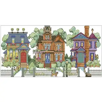 Country house patterns Counted Cross Stitch 11CT 14CT 18CT DIY Cross Stitch Kits Embroidery Needlework Sets home decor
Country house patterns Counted Cross Stitch 11CT 14CT 18CT DIY Cross Stitch Kits Embroidery Needlework Sets home decor