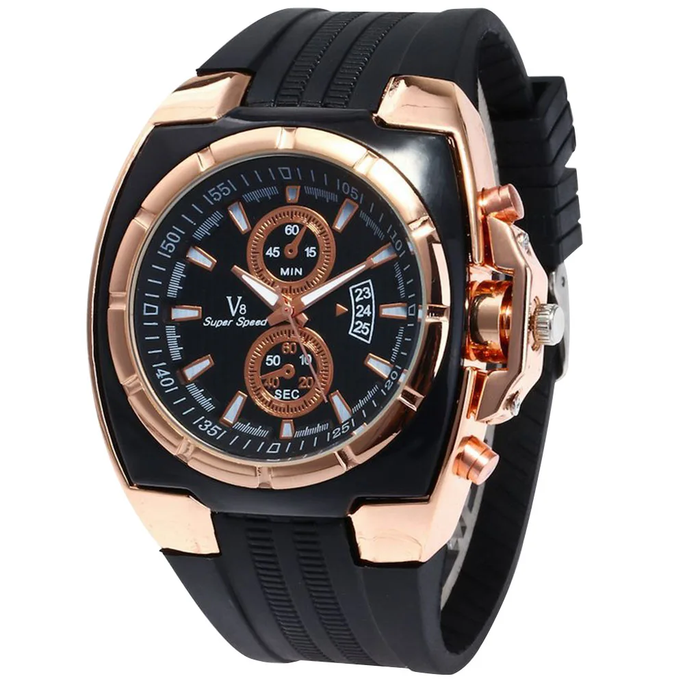 Round Dial Wristwatch Fashion Durable Men Watch Easy Reading Casual Quartz Analog Pin Buckle Gift Silicone Strap Business Adult
Round Dial Wristwatch Fashion Durable Men Watch Easy Reading Casual Quartz Analog Pin Buckle Gift Silicone Strap Business Adult
