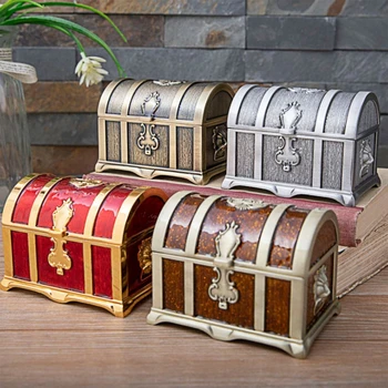 Vintage Jewelry Box Pirate Treasure Chest Gift Storage Case Necklace Pendant Packing Box Antique Retro Box
Vintage Jewelry Box Pirate Treasure Chest Gift Storage Case Necklace Pendant Packing Box Antique Retro Box