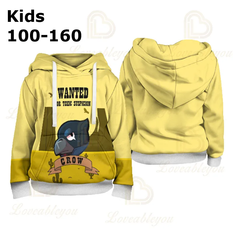 2020 Hot Game Children Clothes Boy Girl Hooded Pullover Cartoon Autumn Clothing Hero Crow 3D Printed Hoody Hoodies for Kids
2020 Hot Game Children Clothes Boy Girl Hooded Pullover Cartoon Autumn Clothing Hero Crow 3D Printed Hoody Hoodies for Kids